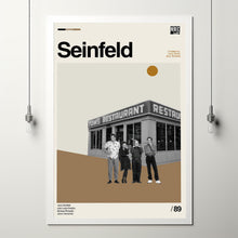 Seinfeld Film, Seinfeld Vintage, Minimalist Art, High Quality, Custom Print, Cityscape Poster, Illustration Art, Modern Vintage