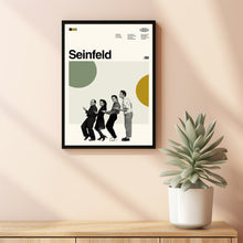 Seinfeld Movie Poster, Seinfeld Retro, Vintage Poster, Minimalist Art, Midcentury Art, High Quality, Movie Poster, Home Decor, Gifts Men