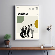 Seinfeld Movie Poster, Seinfeld Retro, Vintage Poster, Minimalist Art, Midcentury Art, High Quality, Movie Poster, Home Decor, Gifts Men