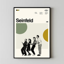 Seinfeld Movie Poster, Seinfeld Retro, Vintage Poster, Minimalist Art, Midcentury Art, High Quality, Movie Poster, Home Decor, Gifts Men