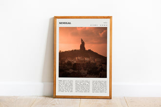 Senegal Africa Wall Art  Poster Senegal Africa  Black White Poster  Poster Art Gift 1702097211