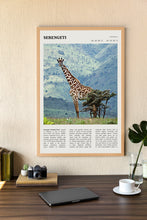 Serengeti National Park Wall Art  Poster Tanzania Serengeti Park Black White Poster  Poster Art Gift 1699939291