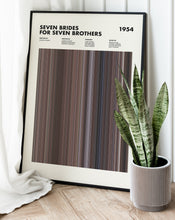 Seven Brides for Seven Brothers Movie Barcode Print, Seven Brides for Seven Brothers Print, Seven Brides for Seven Brothers Poster 1617485886