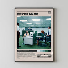 Severance Poster, Dan Erickson, Minimalist Tv Series, Vintage Retro Art Print