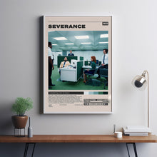 Severance Poster, Dan Erickson, Minimalist Tv Series, Vintage Retro Art Print