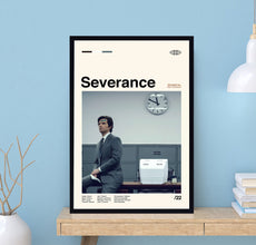 Severance Tv Series Poster, Severance Poster, Movie Poster, Vintage Poster, Modern Art, Midcentury Poster, Film Poster, Wall Art 1721713926