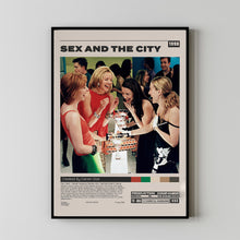 Sex and the City, Darren Star, Minimalist Tv Series, Vintage Retro Art