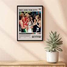 Sex and the City, Darren Star, Minimalist Tv Series, Vintage Retro Art