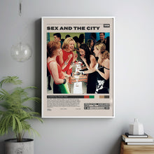 Sex and the City, Darren Star, Minimalist Tv Series, Vintage Retro Art