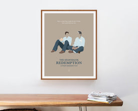 Shawshank Redemption - Minimalist Poster, Tim Robbins, Morgan Freeman, Green Miles, Driving Miss Daisy, Million Dollar Baby, Mystic River 906331120