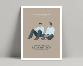 Shawshank Redemption - Minimalist Poster, Tim Robbins, Morgan Freeman, Green Miles, Driving Miss Daisy, Million Dollar Baby, Mystic River 906331120