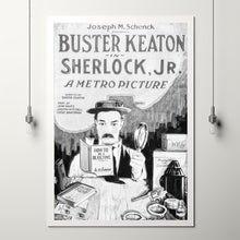 Sherlock Jr. 1924 Poster Art Print Movie Posters Gift for Movie lovers 2