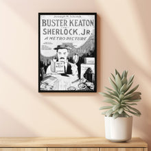 Sherlock Jr. 1924 Poster Art Print Movie Posters Gift for Movie lovers 2