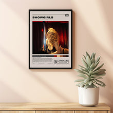 Showgirls Poster, Paul Verhoeven, Minimalist Movie Poster,Room Decor