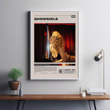 Showgirls Poster, Paul Verhoeven, Minimalist Movie Poster,Room Decor