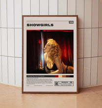 Showgirls Poster, Paul Verhoeven, Minimalist Movie Poster,Room Decor