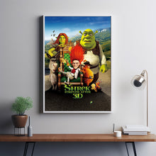 Shrek Movie Poster 2023 FilmRoom Decor Wall ArtPoster GiftCanvas prints 5
