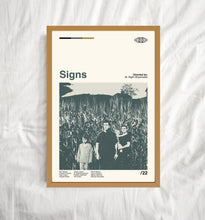 Signs Movie Poster, Signs Poster, M Night Shyamalan, Retro Movie Poster, Minimalist Art, Vintage Poster, Movie Poster, Movie Art, Dad Gifts 1694139640