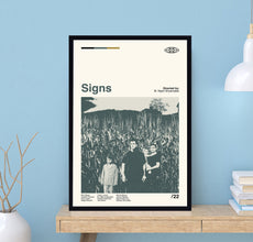 Signs Movie Poster, Signs Poster, M Night Shyamalan, Retro Movie Poster, Minimalist Art, Vintage Poster, Movie Poster, Movie Art, Dad Gifts 1694139640