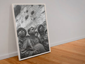 Six Day War Israeli Paratroopers Photo Western Wall Jerusalem Vintage Antique Poster Fine Art  Poster Art Gift 1545253058 1880