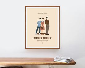 Sixteen Candles - Minimalist Poster, John Hughes Print, Minimalist Print, Molly Ringwald, The Breakfast Club, Ferris Bueller, Home Alone 607712382