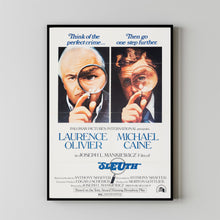 Sleuth Movie Poster, Room Decor, Home Decor, Art Poster for Gift