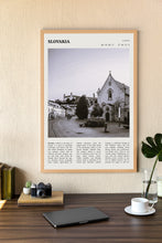 Slovakia Print Slovak Republic Wall Art Poster Bratislava Slovakia Black White Poster  Poster Art Gift 1704355819