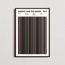 Smokey And The Bandit Movie Barcode Print, Smokey And The Bandit Print, Smokey And The Bandit Poster, Smokey And The Bandit Wall Art 1627731400