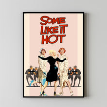 Some Like It Hot (1959) Poster Art Print Movie Posters Gift for Movie lovers 1