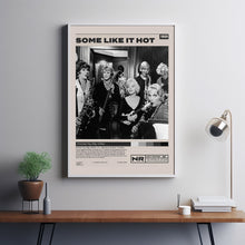 Some Like It Hot, Billy Wilder, Minimalist Movie Poster,Room Decor