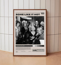 Some Like It Hot, Billy Wilder, Minimalist Movie Poster,Room Decor