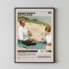 Something's Gotta Give, Nancy Meyers, Minimalist Movie Poster
