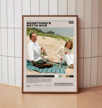 Something's Gotta Give, Nancy Meyers, Minimalist Movie Poster