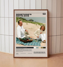 Something's Gotta Give, Nancy Meyers, Minimalist Movie Poster, Vintage Retro Art