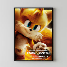 Sonic the Hedgehog 2 Movie Poster 2023 FilmRoom Decor Wall ArtPoster GiftCanvas prints 4