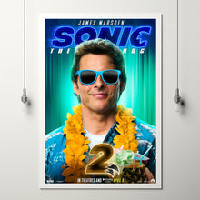 Sonic the Hedgehog 2 Movie Poster 2023 FilmRoom Decor Wall ArtPoster GiftCanvas prints 5
