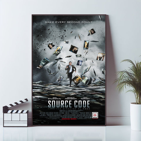 Source Code, Movie Poster, Art Poster, Canvas Material Gift, Keepsake, Home Decor, Live Room Wall Art 1596248612