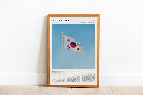 South Korea Flag Wall Art  Seoul Poster South Korea Poster  Poster Art Gift 1704479079
