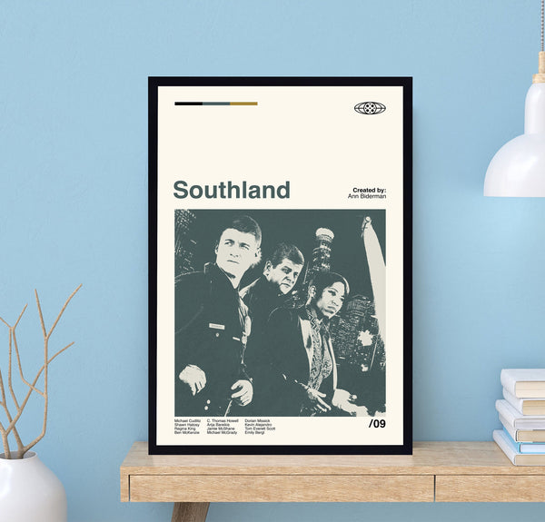 Southland Tv Series Poster, Southland Poster, Retro Movie Poster, Minimalist Art, Vintage Poster, Movie Poster, Movie Art, Gifts Men 1694897392