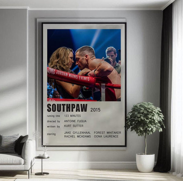 Southpaw (2015) Movie Poster Canvas Poster Minimalist Poster Art Print Gifts for Lover Mural Painting Home Decoration 1747994170