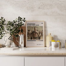 Spartacus Blood and Sand Poster, Andy Whitfield Wall Art, Minimalist Wall Decor, High Quality Print, Gift for Tv Series Lovers 1749191711