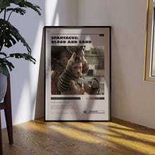 Spartacus Blood and Sand Poster, Andy Whitfield Wall Art, Minimalist Wall Decor, Mid Century Home Decor, Tv Series Gift 1734999570