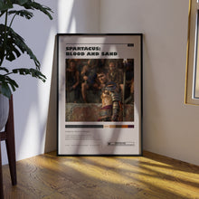 Spartacus Blood and Sand Poster, Liam McIntyre Wall Art, Minimalist Wall Decor, Mid Century Design, Drama Series Print, Gift for Fans 1749192233