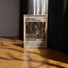 Spartacus Blood and Sand Poster, Liam McIntyre Wall Art, Minimalist Wall Decor, Mid Century Design, Drama Series Print, Gift for Fans 1749192233