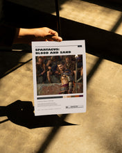 Spartacus Blood and Sand Poster, Liam McIntyre Wall Art, Minimalist Wall Decor, Mid Century Design, Drama Series Print, Gift for Fans 1749192233