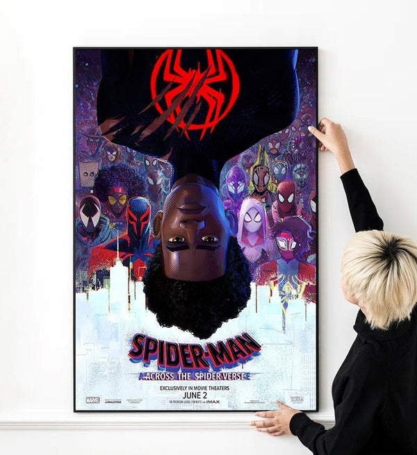 Spider-Man Across The Spider-Verse Movie Poster High Quality Poster Print Photo Wall Art Canvas Cloth Multi size 1497358111