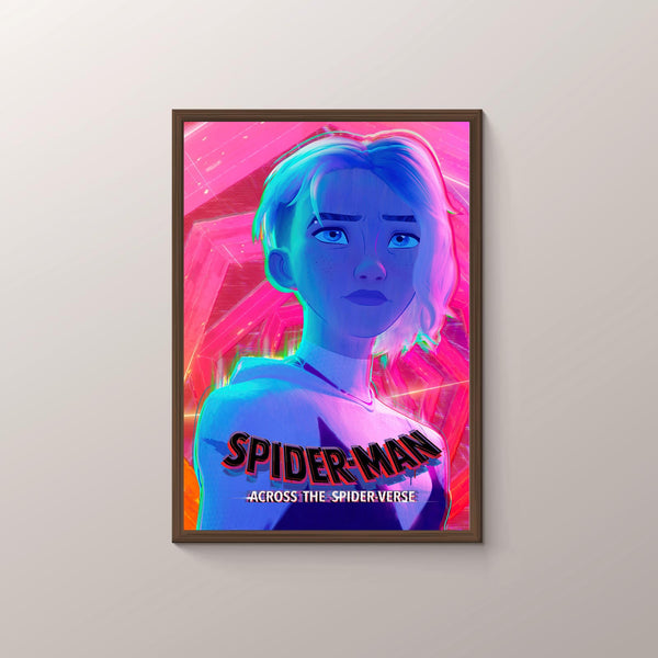 Spider-Man Across The Spider-Verse Movie Poster Movie Poster- Room Decor Wall Art - Canvas Fabric Print - Poster Gift 1531036713