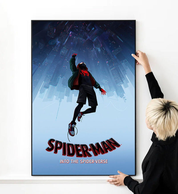Spider-Man Into the Spider-Verse Movie Poster 2023 Film High Quality Print Photo Wall Art Canvas Cloth Multi size -13x2016x2420x30 1504803647