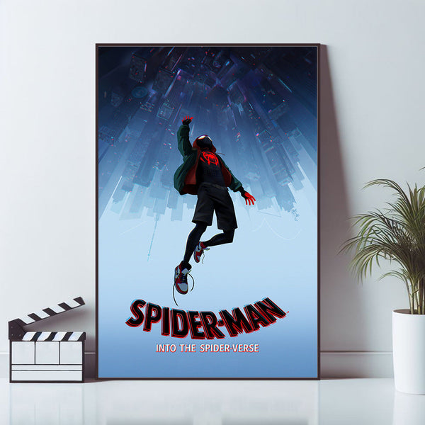 Spider-Man Into the Spider-Verse Movie Poster, Canvas Material Gift, Home Decor, Live Room Wall Art, High Quality Reproduction, Keepsake 1612970722