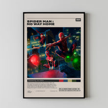 Spider-Man No Way Home Poster, Jon Watts,  Minimalist Movie Poster, Vintage Retro Art